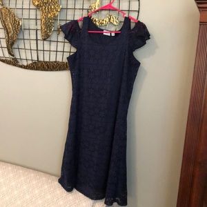 3for$20 Lace cold shoulder dress